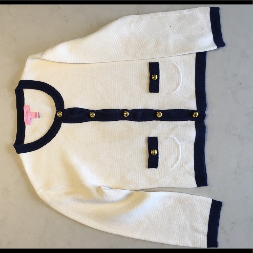 Lilly Pulitzer sweater button jacket
